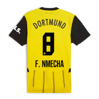 Borussia Dortmund Home F. Nmecha 8 Jersey 24-25