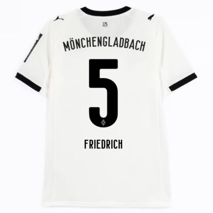 Borussia Monchengladbach Home FRIEDRICH 5 Jersey 25-26