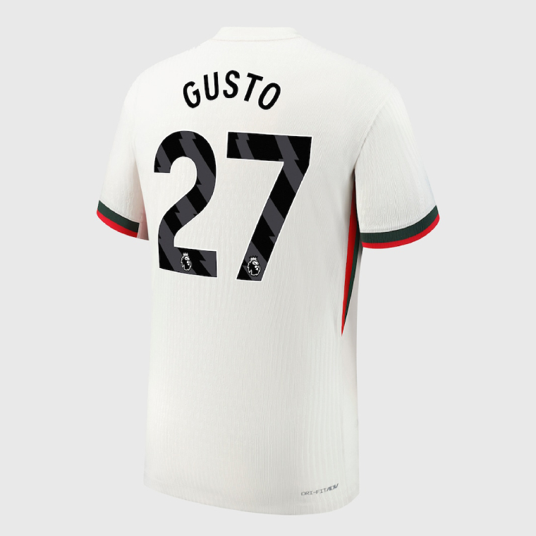 Chelsea Away GUSTO 27 Jersey 25-26 (Player Version)