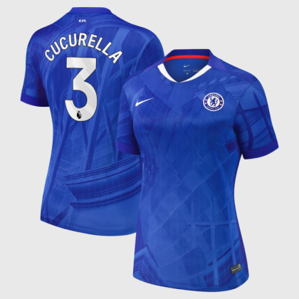 Chelsea Home CUCURELLA 3 Women Jersey 25-26