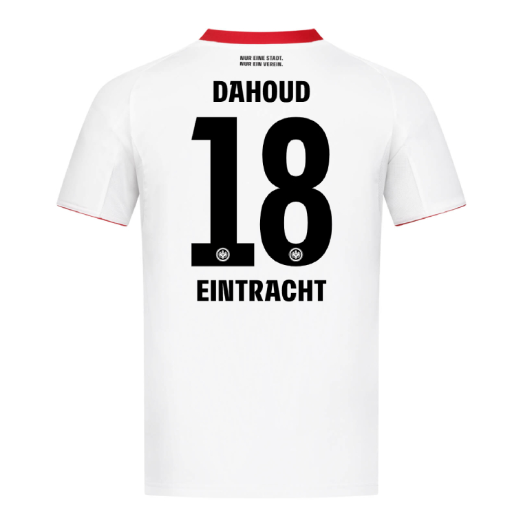 Eintracht Frankfurt Away DAHOUD 18 Jersey 25-26
