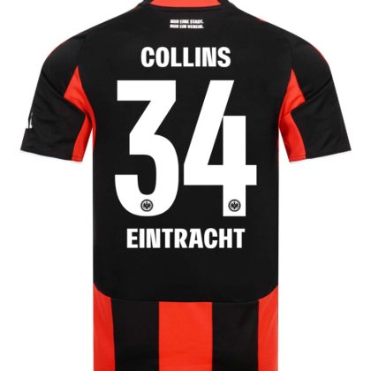 Eintracht Frankfurt Home COLLINS 34 Jersey 25-26
