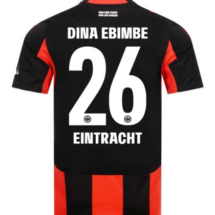 Eintracht Frankfurt Home DINA EBIMBE 26 Jersey 25-26
