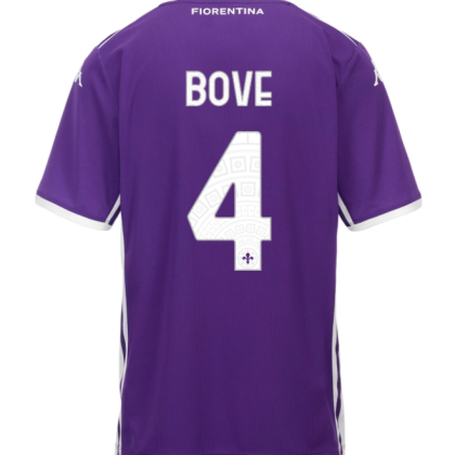 Fiorentina Home BOVE 4 Jersey 25-26