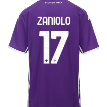 Fiorentina Home ZANIOLO 17 Jersey 25-26