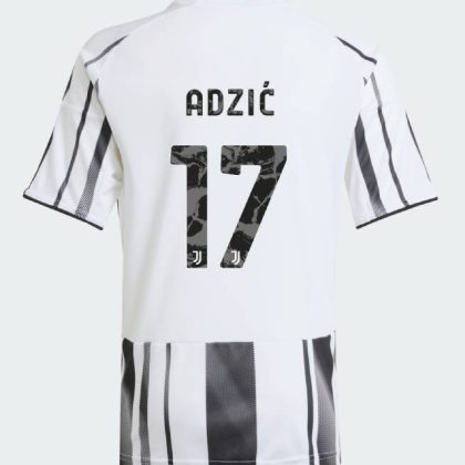 Juventus Home ADZIĆ 17 Jeep Sponsor Jersey 25-26