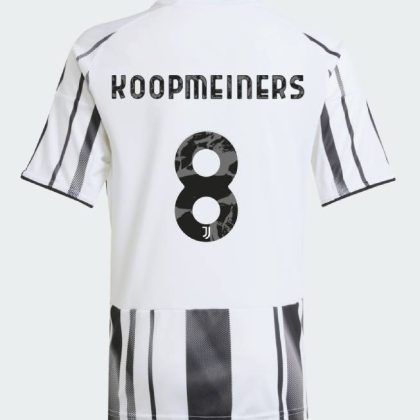 Juventus Home KOOPMEINERS 8 Jeep Sponsor Jersey 25-26