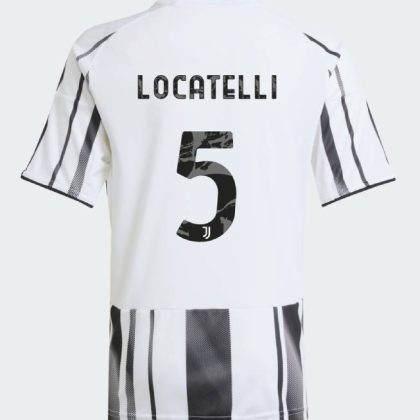 Juventus Home LOCATELLI 5 Jeep Sponsor Jersey 25-26