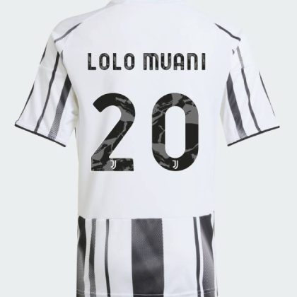 Juventus Home LOLO MUANI 20 Jeep Sponsor Jersey 25-26