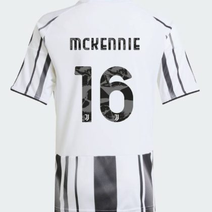 Juventus Home MCKENNIE 16 Jeep Sponsor Jersey 25-26