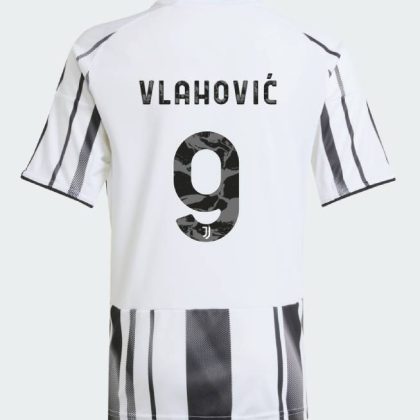 Juventus Home VLAHOVIĆ 9 Jeep Sponsor Jersey 25-26
