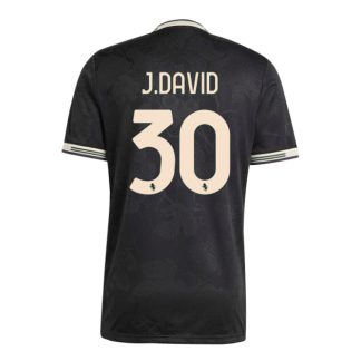 Juventus Third J.DAVID 30 Jersey 25-26 (Player Version)