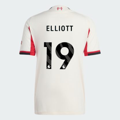 Liverpool Away ELLIOTT 19 Jersey 25-26 (Player Version)