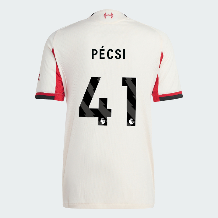 Liverpool Away PÉCSI 41 Jersey 25-26 (Player Version)
