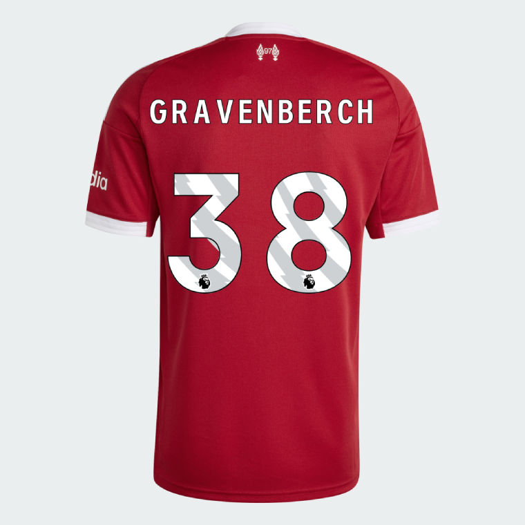Liverpool GRAVENBERCH 38 Home Jersey 25-26