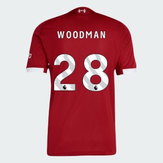 Liverpool Home WOODMAN 28 Jersey 25-26 (Player Version)
