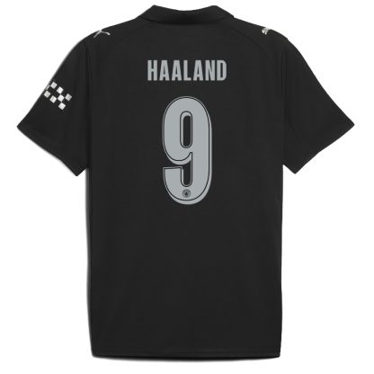 Manchester City Away HAALAND 9 UCL Jersey 25-26