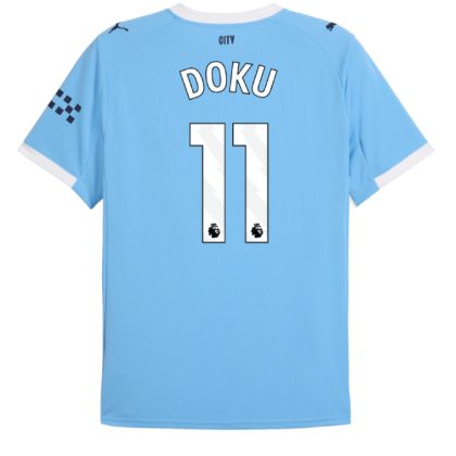 Manchester City Home Doku 11 Jersey 25-26