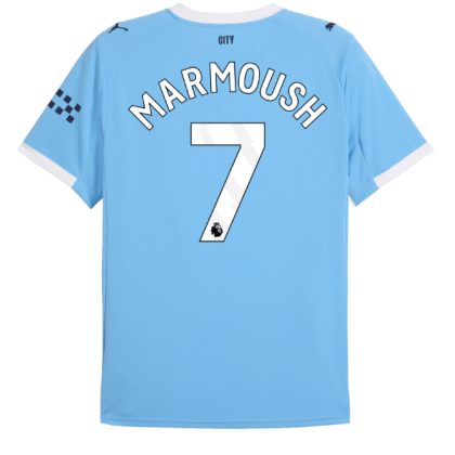 Manchester City Home Marmoush 7 Jersey 25-26