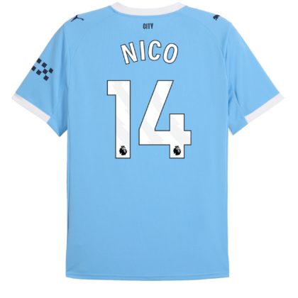 Manchester City Home Nico 14 Jersey 25-26