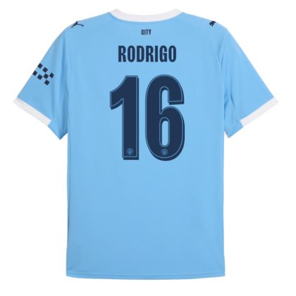 Manchester City Home Rodrigo 16 UCL Jersey 25-26