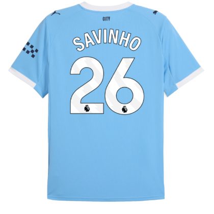 Manchester City Home Savinho 26 Jersey 25-26