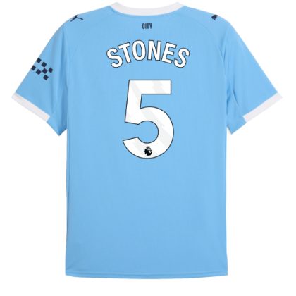 Manchester City Home Stones 5 Jersey 25-26