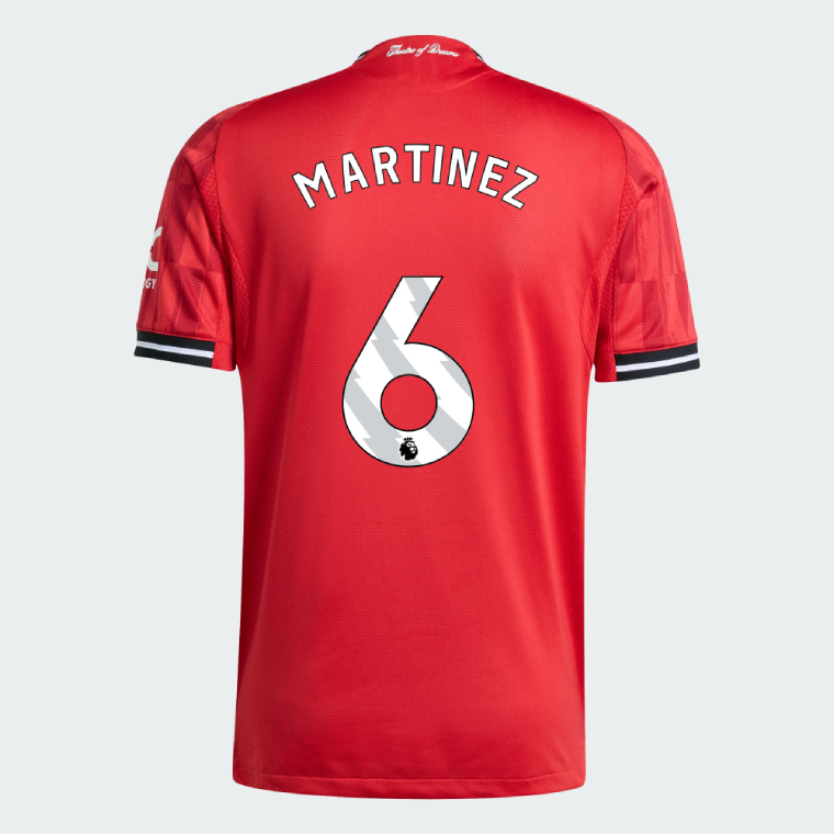 Manchester United Home MARTINEZ 6 Jersey 25-26 (Player Version)