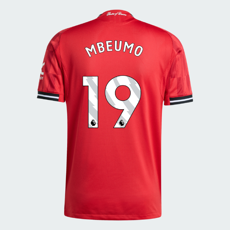 Manchester United Home MBEUMO 19 Jersey 25-26 (Player Version)