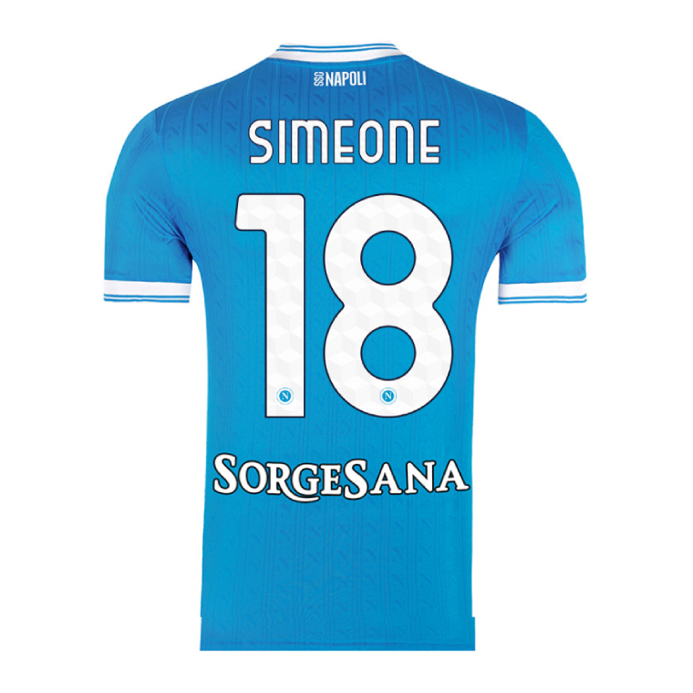 Napoli Home SIMEONE 18 Jersey 25-26