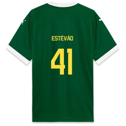 Palmeiras Home ESTÊVÃO 41 Jersey 25-26