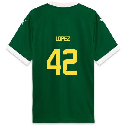 Palmeiras Home LÓPEZ 42 Jersey 25-26
