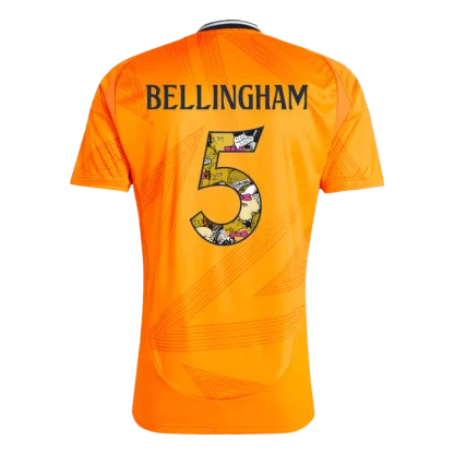 Real Madrid Away BELLINGHAM 5 Bear Champ Font Jersey 24-25