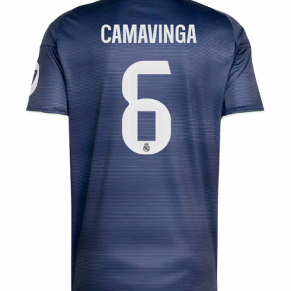 Real Madrid Away Camavinga 6 Jersey 25-26