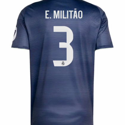 Real Madrid Away E. Militão 3 Jersey 25-26