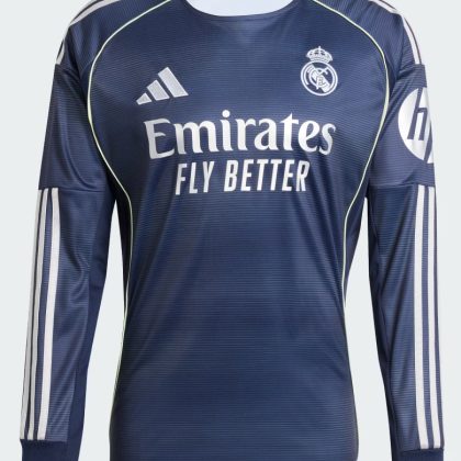 Real Madrid Away Long Sleeve Jersey 25-26