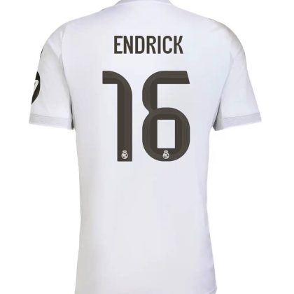 Real Madrid Home Endrick 16 Jersey 25-26