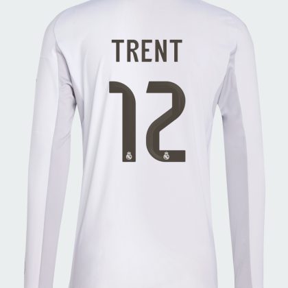 Real Madrid Home Trent 12 Long Sleeve Jersey 25-26