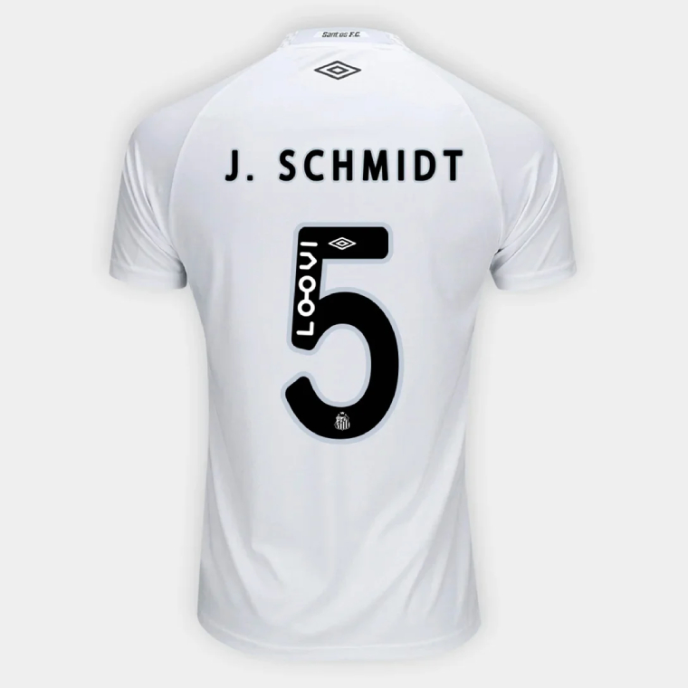Santos FC Home J. SCHMIDT 5 Jersey 25-26
