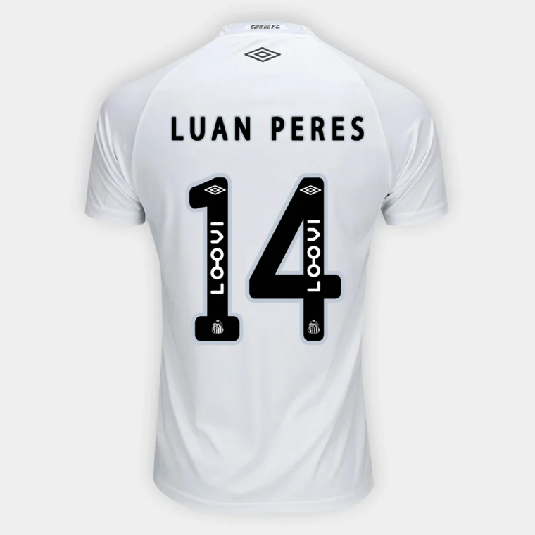 Santos FC Home LUAN PERES 14 Jersey 25-26