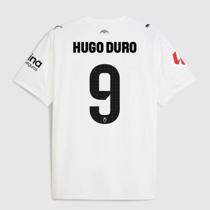 Valencia CF Home HUGO DURO 9 Jersey 25-26