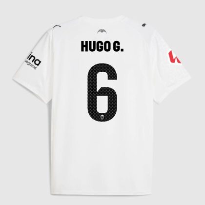 Valencia CF Home HUGO G. 6 Jersey 25-26