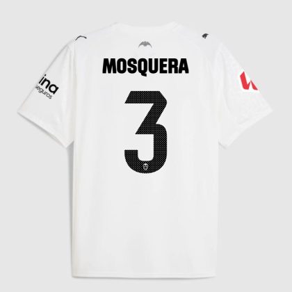 Valencia CF Home MOSQUERA 3 Jersey 25-26