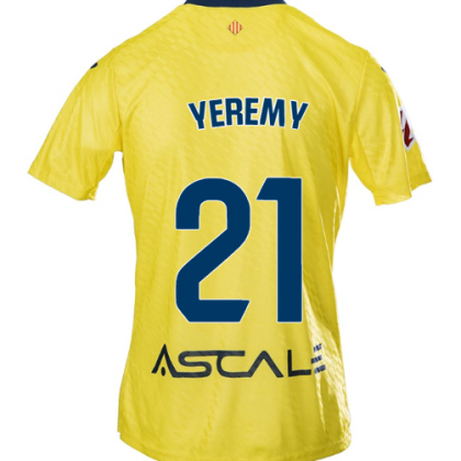 Villarreal Home YEREMY 21 Jersey 25-26