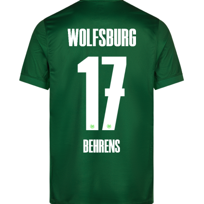 Wolfsburg Home BEHRENS 17 Jersey 25-26