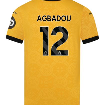 Wolverhampton Wanderers Home AGBADOU 12 Jersey 25-26