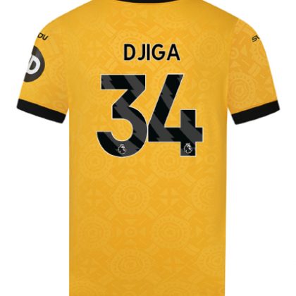 Wolverhampton Wanderers Home DJIGA 34 Jersey 25-26