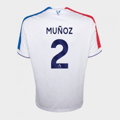 Crystal Palace Third MUÑOZ 2 Eagle White Jersey 25-26