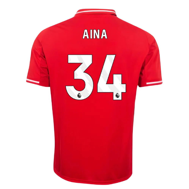 Nottingham Forest Home AINA 34 Jersey 25-26