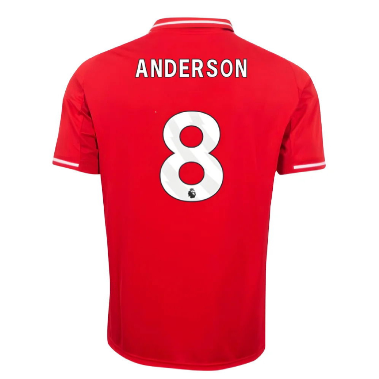 Nottingham Forest Home ANDERSON 8 Jersey 25-26